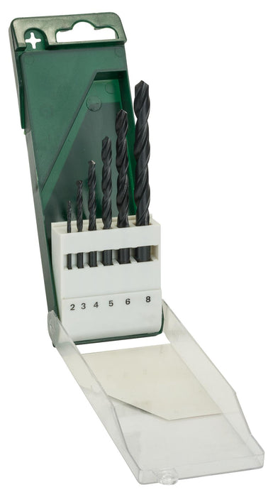 BOSCH Komplet burgija za metal HSS-R, DIN 338, 6 delova - HSS-R burgija (2-8 mm) set 6 kom (2609255029) Madras doo Beograd Madras doo Beograd