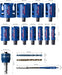 Bosch Komplet EXPERT Construction Material testera za otvore od 20/22/25/32/35/40/44/51/60/68/76 mm, 15-delni - 2608900489 Set testera za otvore BOSCH Madras doo Beograd