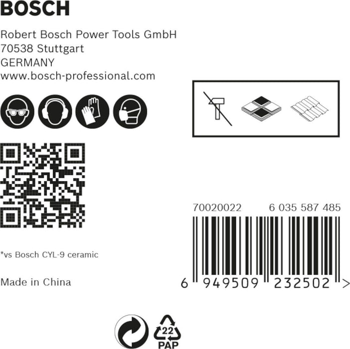 Bosch Komplet EXPERT HEX-9 HardCeramic burgija za crep od 5 mm, 5-delni - 2608900598 Komplet burgija za keramiku BOSCH Madras doo Beograd