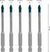 Bosch Komplet EXPERT HEX-9 HardCeramic burgija za crep od 5 mm, 5-delni - 2608900598 Komplet burgija za keramiku BOSCH Madras doo Beograd