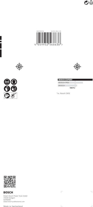 Bosch komplet EXPERT M480 brusnih mreža 115 x 230mm, granulacija 80/120/180; 10-delni - 2608901207 Brusna mreža BOSCH Madras doo Beograd