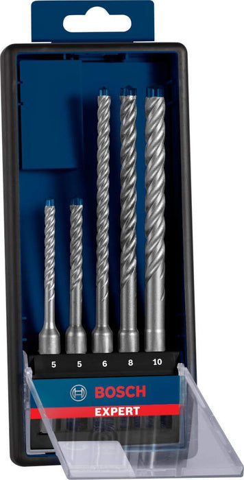 Bosch Komplet EXPERT SDS plus-7X burgija za udarne bušilice od 5/6/6/8/10 mm, 5-delni - 2608900197 Komplet burgija BOSCH Madras doo Beograd