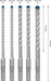 Bosch Komplet EXPERT SDS plus-7X burgija za udarne bušilice od 6/6/8/8/10 mm, 5-delni - 2608900198 Komplet burgija BOSCH Madras doo Beograd