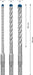 Bosch Komplet EXPERT SDS plus-7X burgija za udarne bušilice od 6/8/10 mm, 3-delni - 2608900196 Komplet burgija BOSCH Madras doo Beograd