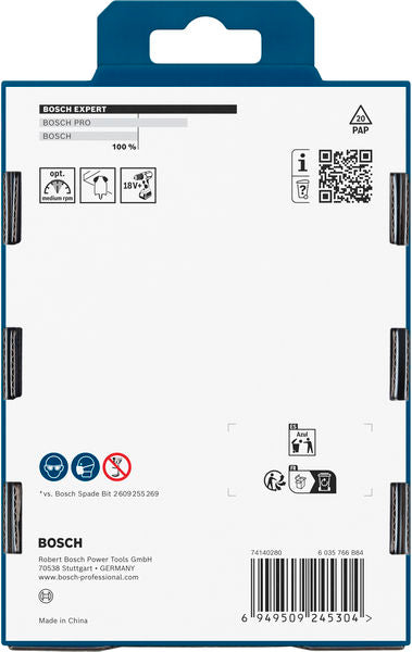 BOSCH Komplet EXPERT Self Cut Speed pljosnatih burgija od 20/22/25 mm, 3 dela - Burgija glodalica 3Pc Spade Set (2608902107) Madras doo Beograd Madras doo Beograd