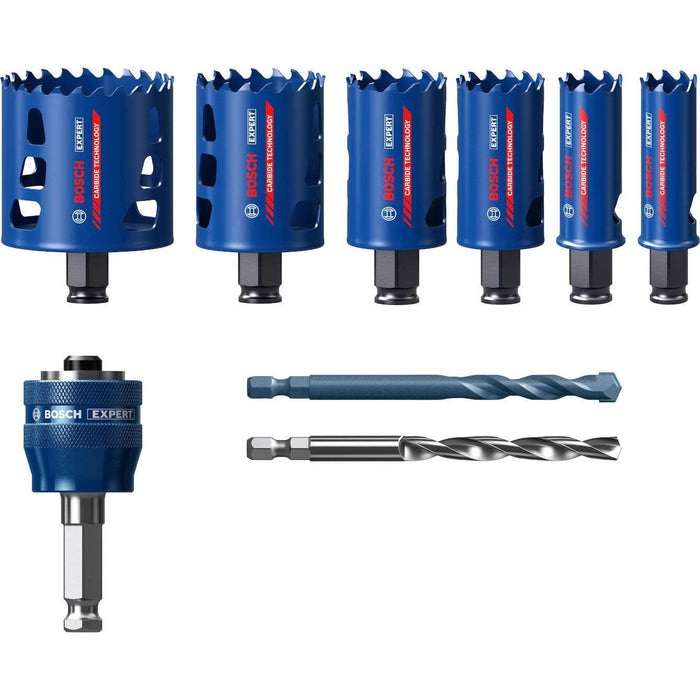 Bosch Komplet EXPERT Tough Material testera za otvore od 22/25/35/40/51/68 mm, 9-delni set - 2608900446 Set testera za otvore BOSCH Madras doo Beograd