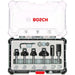 Bosch komplet glodala, 6 komada, Trim&Edging prihvat od 6 mm - 2607017468 Set glodala BOSCH BOSCH-2607017468 Madras doo Beograd