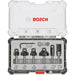 Bosch komplet glodala, 6 komada, Trim&Edging prihvat od 8 mm - 2607017469 Set glodala BOSCH BOSCH-2607017469 Madras doo Beograd