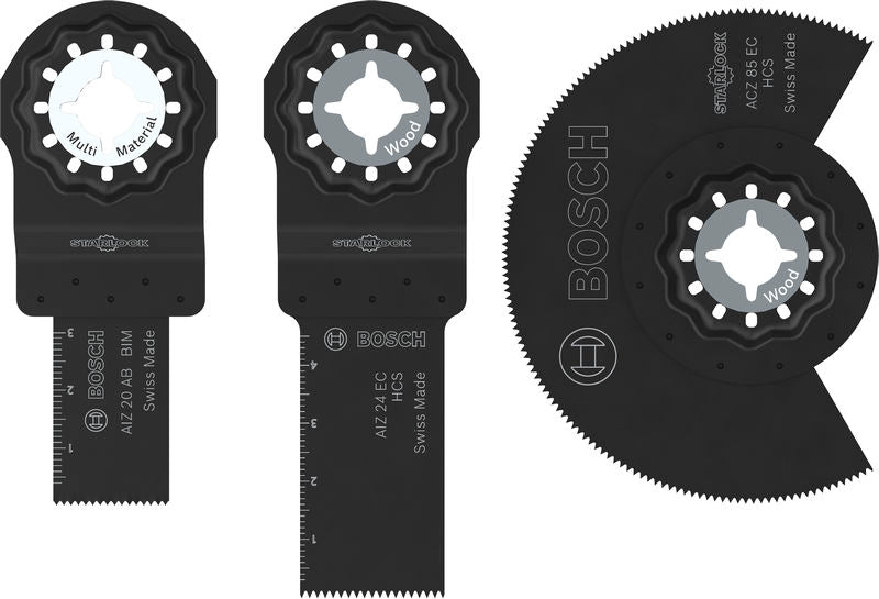 BOSCH Komplet oštrica za drvo i meki metal, 3 kom. - Komplet pribora RBB- 3ER SET OMT W&SM TU (2607017774) Power Tools BOSCH Madras doo Beograd