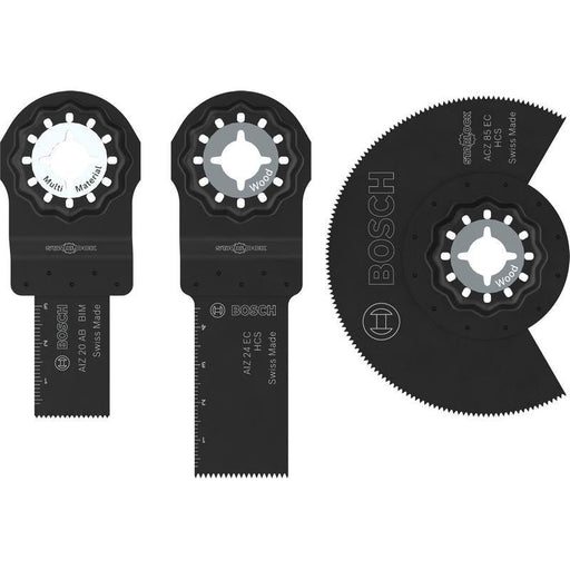 BOSCH Komplet oštrica za drvo i meki metal, 3 kom. - Komplet pribora RBB- 3ER SET OMT W&SM TU (2607017774) Power Tools BOSCH Madras doo Beograd