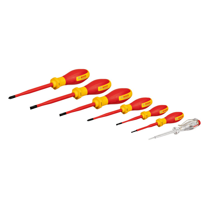 BOSCH Komplet VDE odvrtača SL/PH 7 kom. - Odvrtač VDE Screwdriver Set SL/PH 7pc (1600A02NF7) Madras doo Beograd Madras doo Beograd
