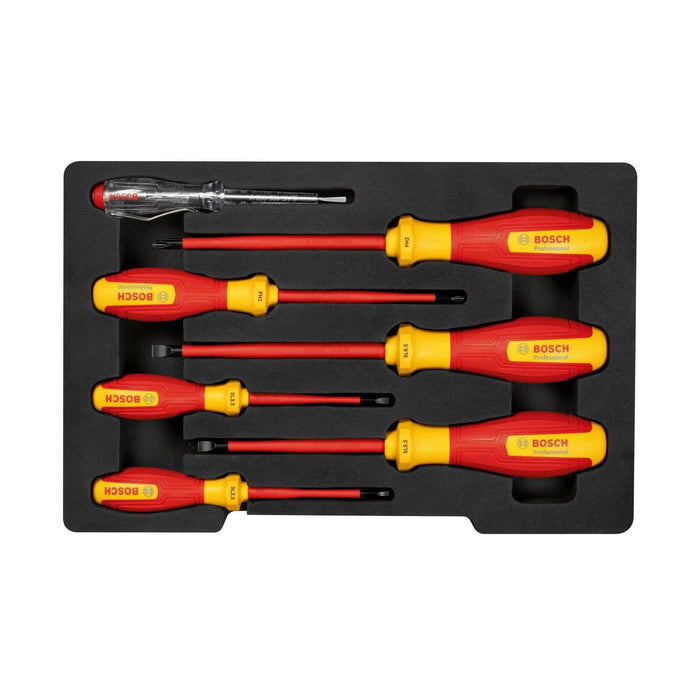 BOSCH Komplet VDE odvrtača SL/PH 7 kom. - Odvrtač VDE Screwdriver Set SL/PH 7pc (1600A02NF7) Madras doo Beograd Madras doo Beograd