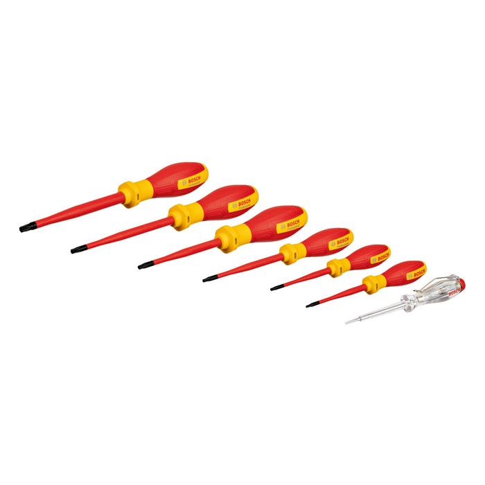 BOSCH Komplet VDE odvrtača TX 7 kom. - Odvrtač VDE Screwdriver Set TX 7pc (1600A02NF8) Madras doo Beograd Madras doo Beograd