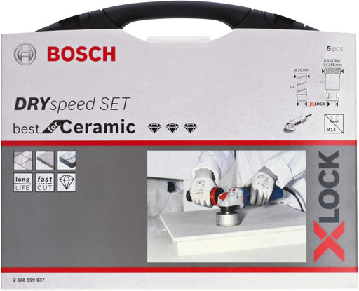 Bosch Komplet X-LOCK Dry Speed ⌀ 20, 25, 35, 51, 68 mm - 2608599037 Komplet brusnih listova BOSCH Madras doo Beograd