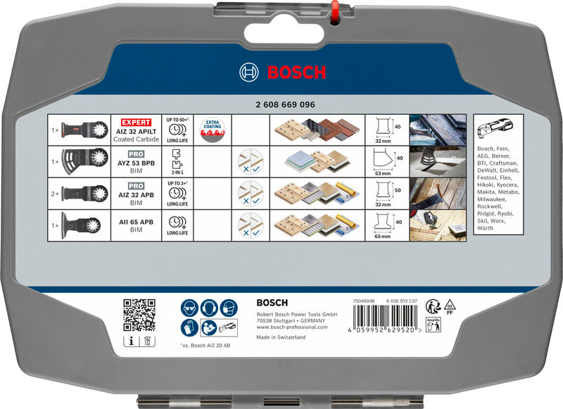 BOSCH Komplet za električare i gipsane ploče, 5 kom. - (2608669096) Madras doo Beograd Madras doo Beograd