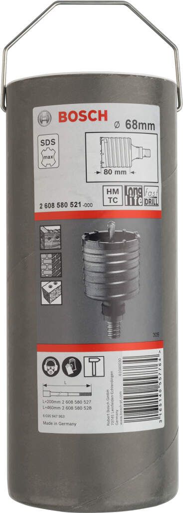 Bosch kruna za bušenje SDS-max-9 68 x 80 x 108 mm pakovanje od 1 komada - 2608580521 Kruna za bušenje BOSCH Madras doo Beograd
