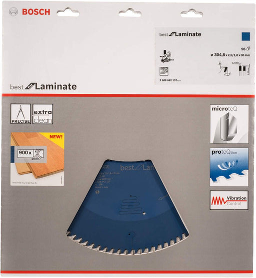 Bosch list kružne testere Best for Laminate 305 x 30 x 2,5 mm, 96 (2608642137) List kružne testere za drvo BOSCH BOSCH-2608642137 Madras doo Beograd