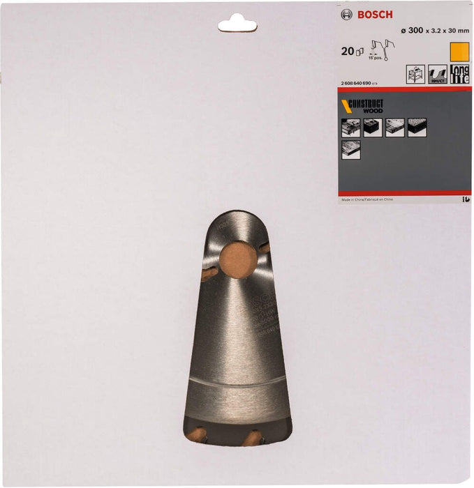 Bosch list kružne testere Construct Wood 300 x 30 x 3,2 mm; 20 - 2608640690 List kružne testere za drvo BOSCH Madras doo Beograd