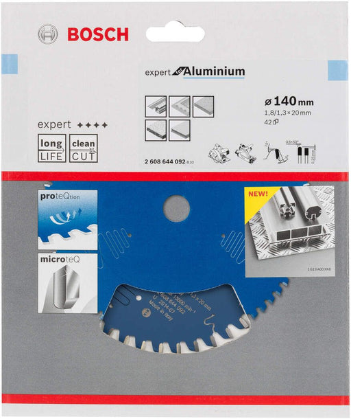 Bosch list kružne testere Expert for Aluminium 140 x 20 x 1,8 mm, 42 - 2608644092 List kružne testere za aluminijum BOSCH Madras doo Beograd