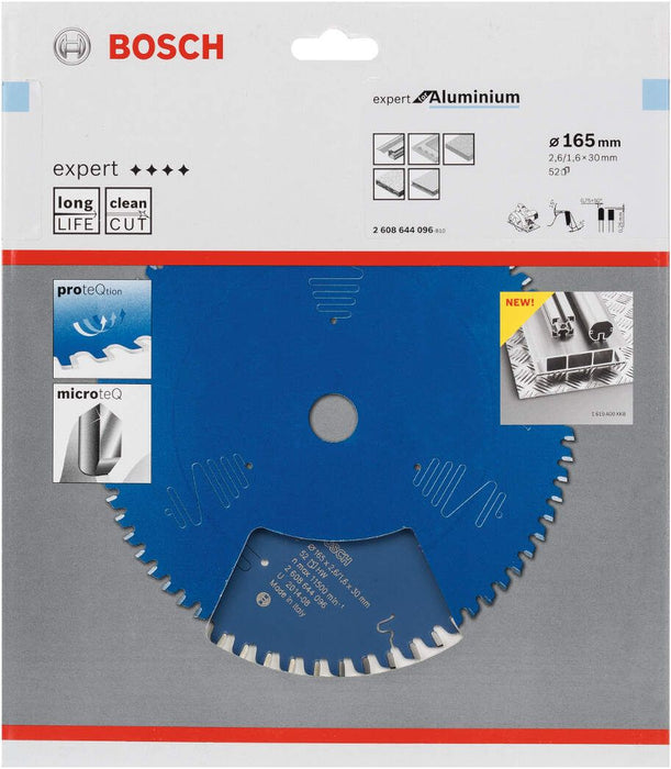 Bosch list kružne testere Expert for Aluminium 165 x 30 x 2,6 mm, 52 - 2608644096 List kružne testere za aluminijum BOSCH Madras doo Beograd