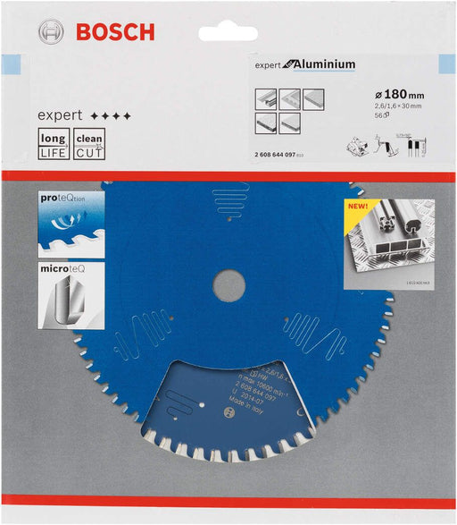 Bosch list kružne testere Expert for Aluminium 180 x 30 x 2,6 mm, 56 - 2608644097 List kružne testere za aluminijum BOSCH Madras doo Beograd