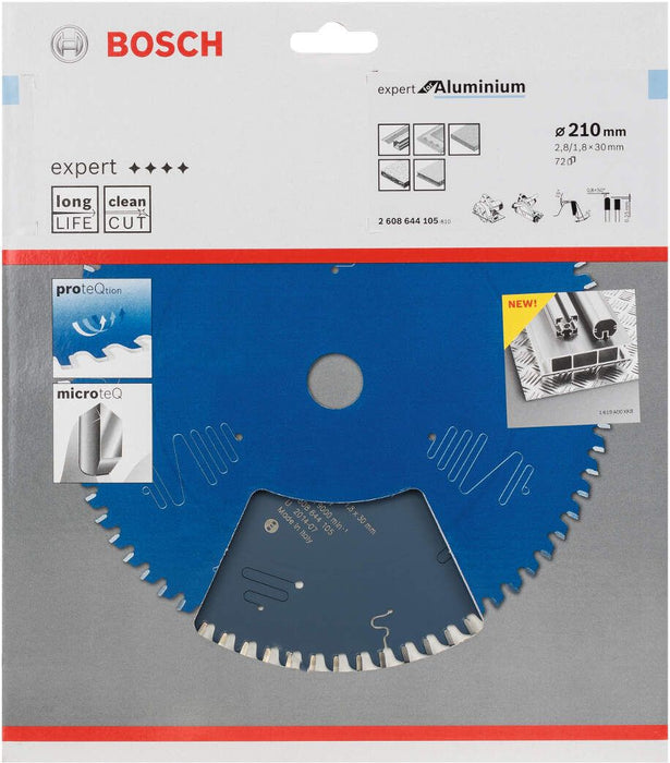 Bosch list kružne testere Expert for Aluminium 210 x 30 x 2,8 mm, 72 - 2608644105 List kružne testere za aluminijum BOSCH Madras doo Beograd
