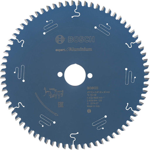 Bosch list kružne testere Expert for Aluminium 210 x 30 x 2,8 mm, 72 - 2608644105 List kružne testere za aluminijum BOSCH Madras doo Beograd