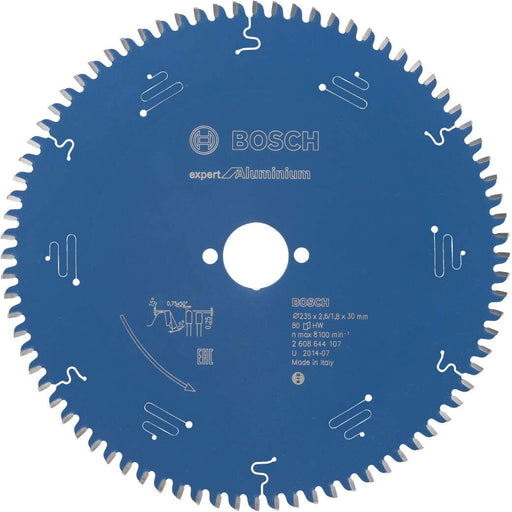 Bosch list kružne testere Expert for Aluminium 235 x 30 x 2,6 mm, 80 - 2608644107 List kružne testere za aluminijum BOSCH Madras doo Beograd