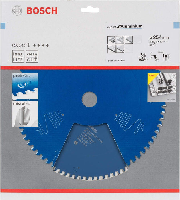 Bosch list kružne testere Expert for Aluminium 254 x 30 x 2,8 mm, 80 - 2608644112 List kružne testere za aluminijum BOSCH Madras doo Beograd