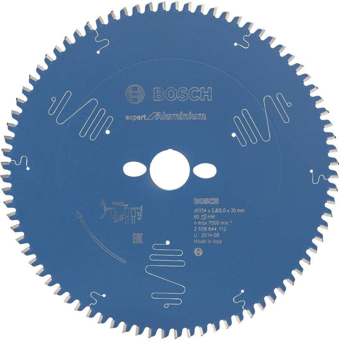 Bosch list kružne testere Expert for Aluminium 254 x 30 x 2,8 mm, 80 - 2608644112 List kružne testere za aluminijum BOSCH Madras doo Beograd