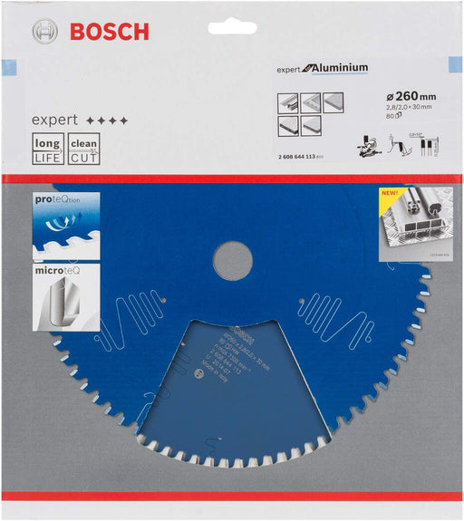 Bosch list kružne testere Expert for Aluminium 260 x 30 x 2,8 mm, 80 - 2608644113 List kružne testere za aluminijum BOSCH Madras doo Beograd