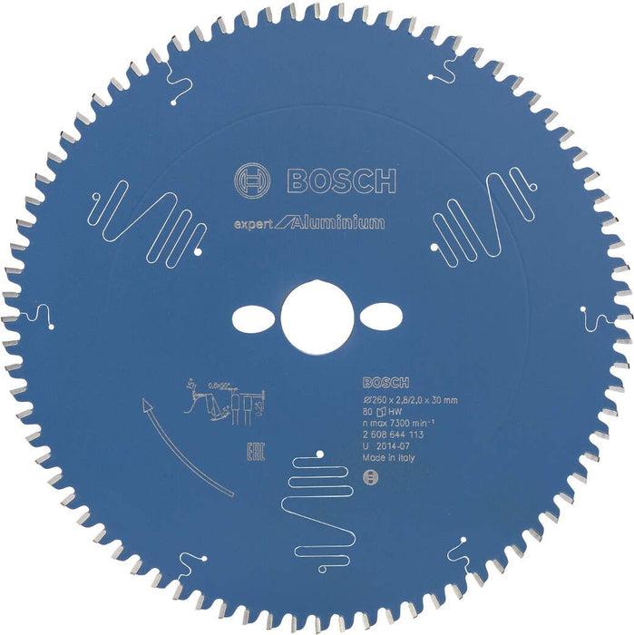 Bosch list kružne testere Expert for Aluminium 260 x 30 x 2,8 mm, 80 - 2608644113 List kružne testere za aluminijum BOSCH Madras doo Beograd