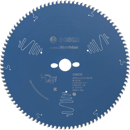 Bosch list kružne testere Expert for Aluminium 315 x 30 x 2,8 mm, 96 - 2608644116 List kružne testere za aluminijum BOSCH Madras doo Beograd