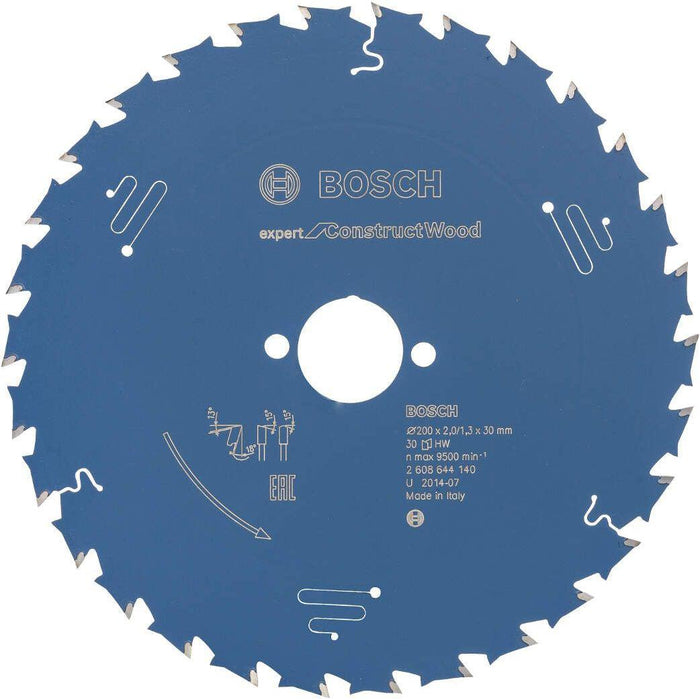Bosch list kružne testere Expert for Construct Wood 200 x 30 x 2,0 mm, 30 - 2608644140 List kružne testere za drvo BOSCH Madras doo Beograd