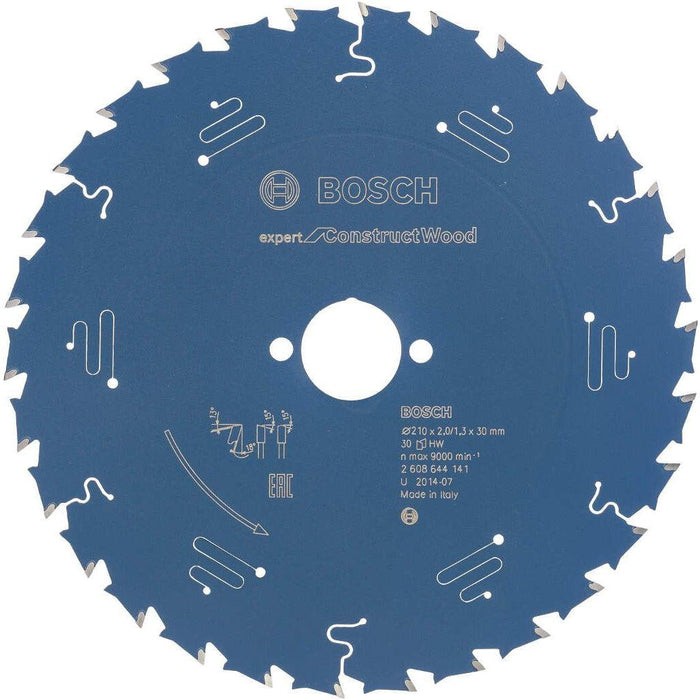 Bosch list kružne testere Expert for Construct Wood 210 x 30 x 2,0 mm, 30 - 2608644141 List kružne testere za drvo BOSCH Madras doo Beograd
