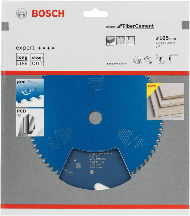 Bosch list kružne testere Expert for Fiber Cement 165 x 20 x 2,2 mm, 4 - 2608644122 List kružne testere za cement BOSCH Madras doo Beograd