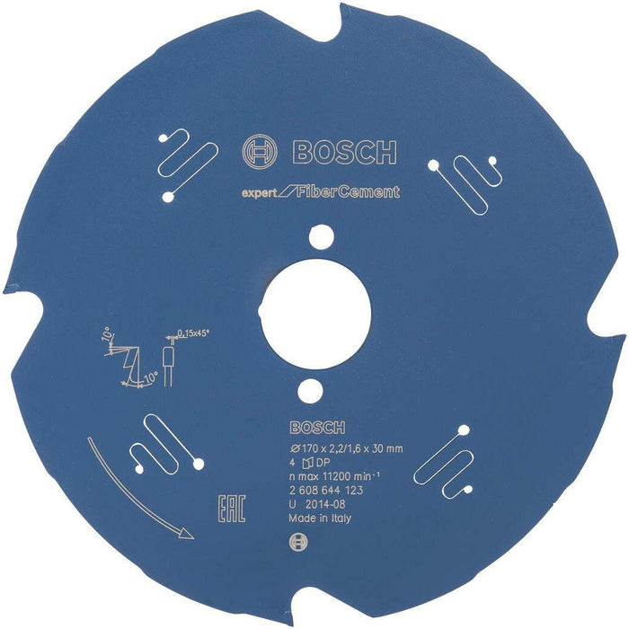 Bosch list kružne testere Expert for Fiber Cement 170 x 30 x 2,2 mm, 4 - 2608644123 List kružne testere za cement BOSCH Madras doo Beograd