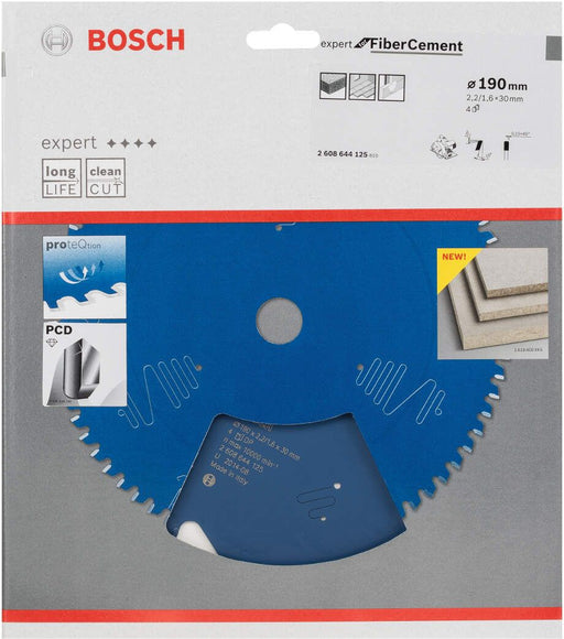 Bosch list kružne testere Expert for Fiber Cement 190 x 30 x 2,2 mm, 4 - 2608644125 List kružne testere za cement BOSCH Madras doo Beograd