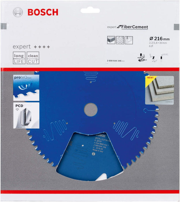 Bosch list kružne testere Expert for Fiber Cement B 216x30x2,2-6 (2608644346) List kružne testere za cement BOSCH Madras doo Beograd