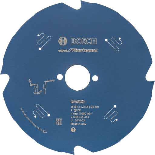 Bosch list kružne testere Expert for Fiber Cement H 184x30x2,2-4 (2608644344) List kružne testere za cement BOSCH Madras doo Beograd
