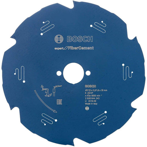 Bosch list kružne testere Expert for Fiber Cement H 210x30x2,2-6 (2608644345) List kružne testere za cement BOSCH Madras doo Beograd