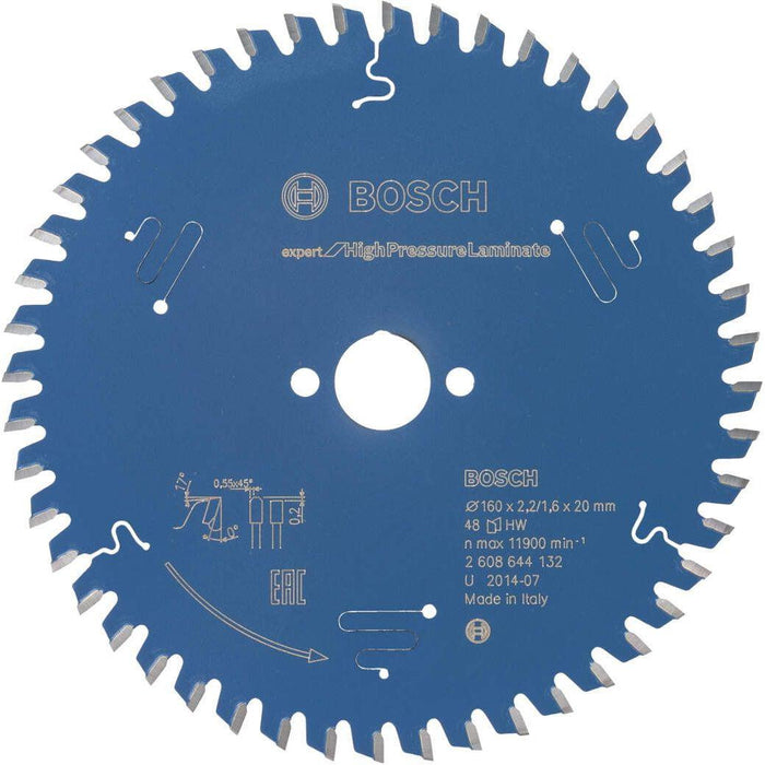 Bosch list kružne testere Expert for High Pressure Laminate 160 x 20 x 2,2 mm, 48 - 2608644132 List kružne testere za laminat BOSCH Madras doo Beograd