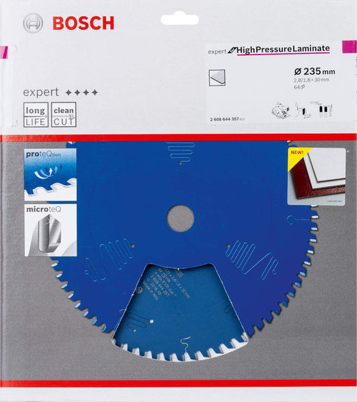 Bosch list kružne testere Expert for High Pressure Laminate 235 x 2,8 x 30 mm, 64 - 2608644357 List kružne testere za laminat BOSCH Madras doo Beograd