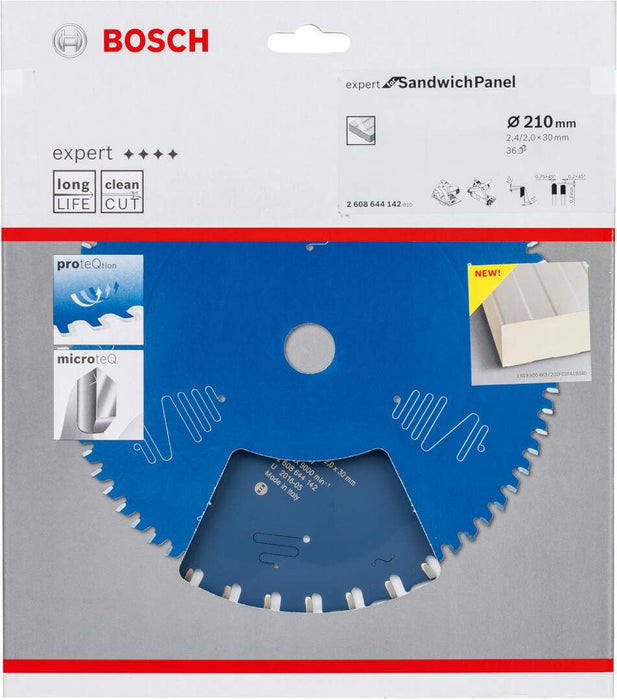Bosch list kružne testere Expert for Sandwich Panel 210 x 30 x 2,4 mm, 36 - 2608644142 List kružne testere za sendvič panel BOSCH Madras doo Beograd