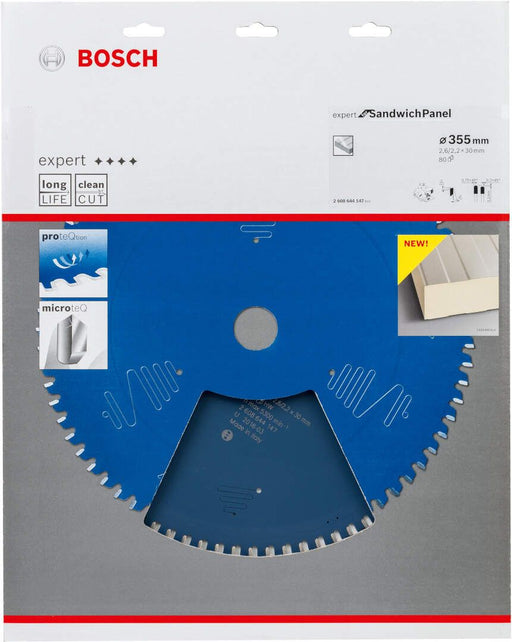 Bosch list kružne testere Expert for Sandwich Panel 355 x 30 x 2,6 mm, 80 - 2608644147 List kružne testere za sendvič panel BOSCH Madras doo Beograd