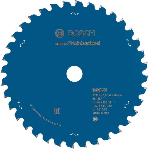 Bosch list kružne testere Expert for Stainless Steel 185 x 20 x 1,9 x 36 (2608644289) List kružne testere za nerđajući čelik BOSCH Madras doo Beograd