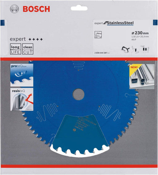 Bosch list kružne testere Expert for Stainless Steel 230 x 25,4 x 1,9 x 46 (2608644287) List kružne testere za nerđajući čelik BOSCH Madras doo Beograd