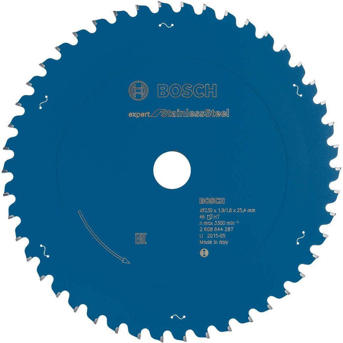 Bosch list kružne testere Expert for Stainless Steel 230 x 25,4 x 1,9 x 46 (2608644287) List kružne testere za nerđajući čelik BOSCH Madras doo Beograd