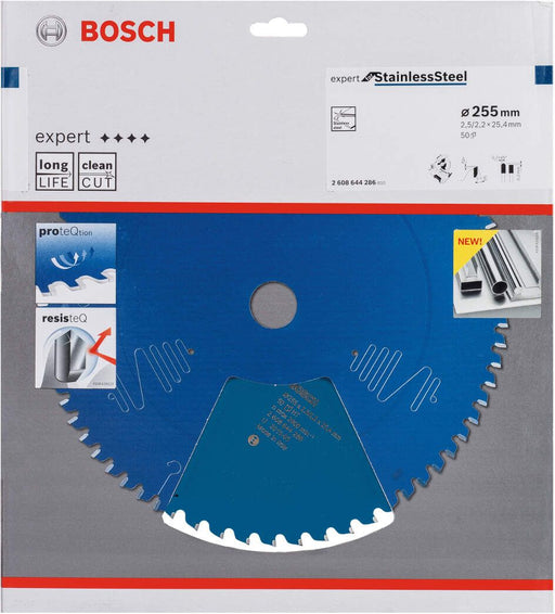 Bosch list kružne testere Expert for Stainless Steel 255 x 25,4 x 2,5 x 50 (2608644286) List kružne testere za nerđajući čelik BOSCH Madras doo Beograd