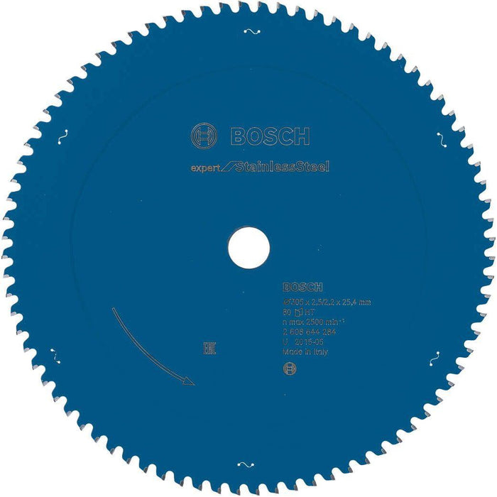 Bosch list kružne testere Expert for Stainless Steel 305 x 25,4 x 2,5 x 80 (2608644284) List kružne testere za nerđajući čelik BOSCH Madras doo Beograd